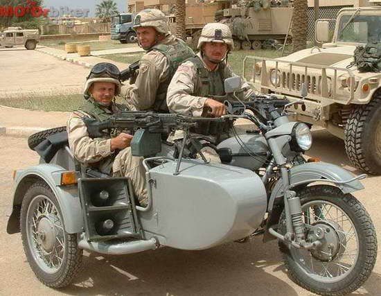 мотоцикл, военная техника, боевая техника, боевой мотоцикл