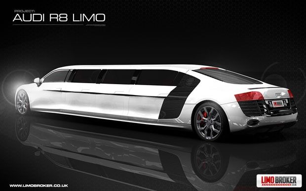 Мастера из Limo Broker обещают сделать лимузин из Audi R8 (10 фото+видео)