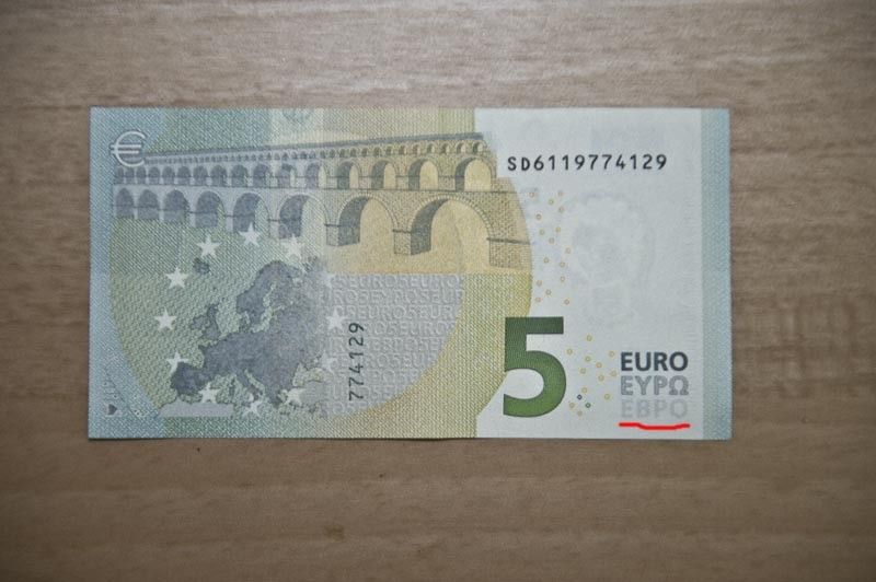 купюра, евро