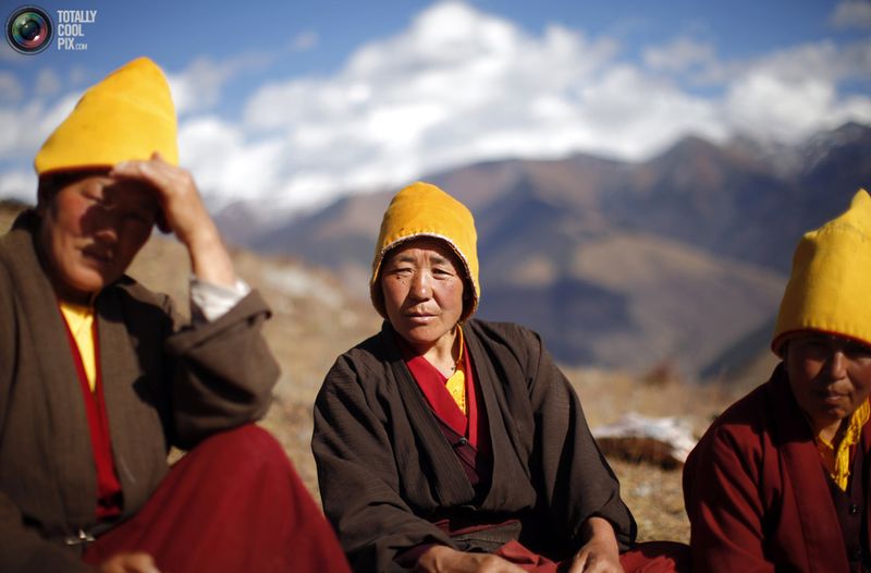 Тибетские буддистские монахини (23 фото)